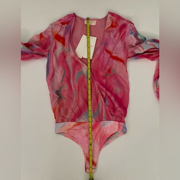 Rococo Sand X REVOLVE Davina Top in Pink Bodysuit XS - Picture 7 of 10